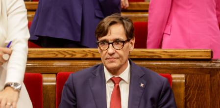 Constitución de la mesa y presidencia del nuevo Parlament de Catalunya.Salvador Illa