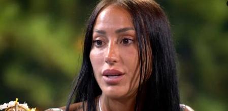 Aurah Ruiz en el plató de 'Supervivientes'