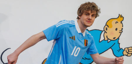 La segunda equipación de Bélgica para la Eurocopa 2024 se inspira en un famoso personaje de cómic: “Brillante en todos los sentidos”