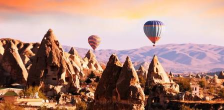 Globos aerostáticos en Capadocia