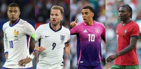 Mbappé, Kane, Musiala, Leao