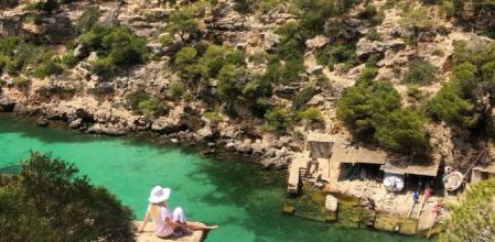El mirador de Cala Pi como era antes