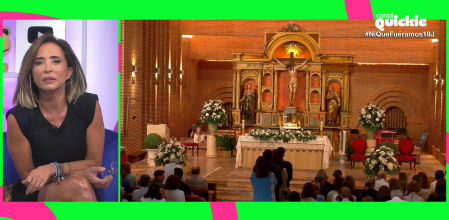 'Ni que fuéramos' saca a la luz las imágenes de la misa homenaje a María Teresa Campos que se retransmitió por YouTube