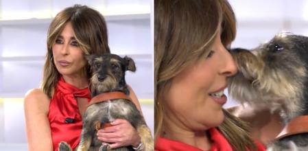 Ana Terradillos y su perro Trufa.