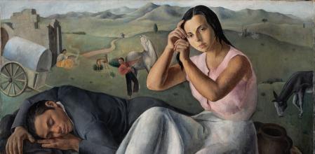 Gitanos, 1934
(Gypsies)
Óleo sobre lienzo, 95 × 132 cm.