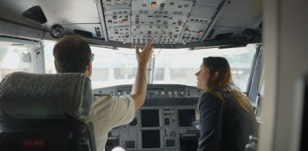 Cómo es ponerse a los mandos de un avión
