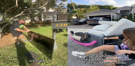 Nury Calvo se ha llevado alguna que otra cosa a casa