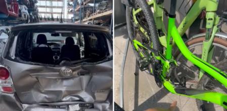 Muestra lo que tiene dentro un coche llevado al desguace y alucina con dos de los objetos: 