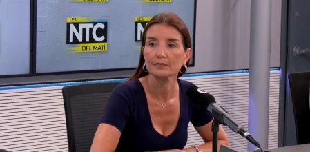 La consellera de Hacienda y portavoz del Consell, Ruth Merino, en su entrevista de este miércoles.