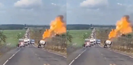 La onda expansiva se extendió varios metros a la redonda