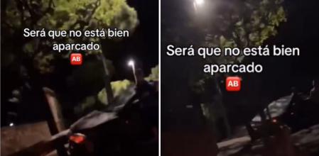 La hilarante reacción de unos jóvenes al ver un coche parado en el arcén: 