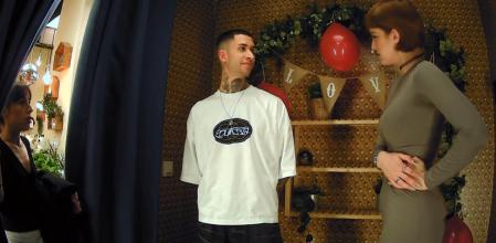 Yulia y Nico en 'First Dates'