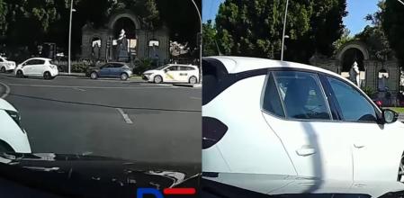 El casi accidente tuvo lugar en Sevilla.