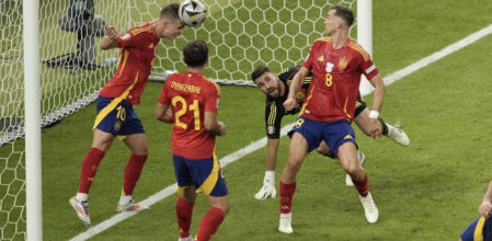 Dani Olmo impidió la prórroga en el último momento y dejó una imagen muy comentada en redes sociales.&nbsp;