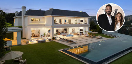 Construida en 2004, se halla en lo alto de un promontorio y ofrece unas soberbias vistas de Los Ángeles.