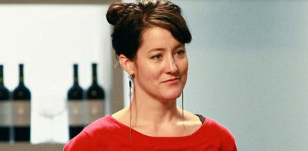 La chef estadounidense Naomi Pomeroy compitiendo en el programa Top Masterchefs