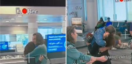 La reacción de una joven al ser sorprendida por su pareja mientras esta viajaba con su amante: “Pobre novio”