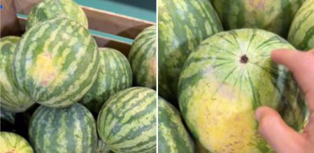Soy nutricionista y este es el truco que me enseñó mi abuelo para elegir la mejor sandia