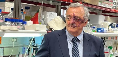 Mariano Barbacid, en su laboratorio