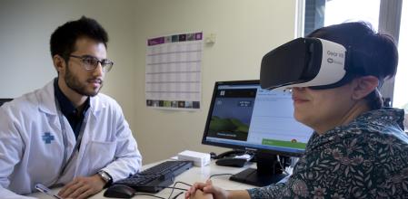 BARCELONA- EXPERIMENTO CON REALIDAD VIRTUAL PARA TDAH EN VALLE HEBRON - FOTO ANA JIMENEZ