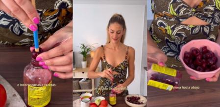 La ganadora de MasterChef Marta Verona ha compartido en sus redes sociales un trucazo para deshuesar cerezas.