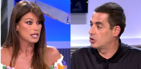 Antonio Naranjo y Sonia Ferrer en pleno debate en el programa 'En boca de todos' sobre la polémica del cartel de la chirigota del Carnaval de Cádiz 2025