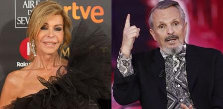 Bibiana Fernández y Miguel Bosé mantienen una gran amistad