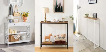 Consolas para un recibidor pequeño