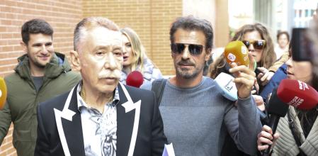 Actor Rodolfo Sancho and lawyer Marcos Garcia Montes in Alcobendas, Madrid 16 february 2024.