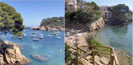 Las vistas de esta preciosa cala 