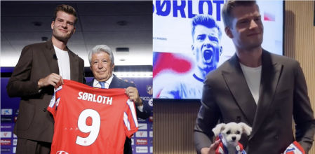 El noruego estuvo acompañado de su perrito&nbsp;