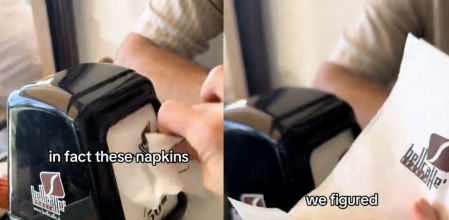 Una turista americana explica el supuesto uso de las servilletas en los bares de Italia y desata la polémica: 