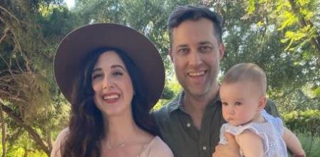 Drew Talbert y su familia