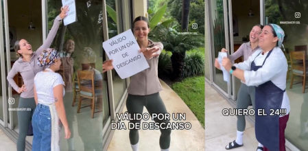 La propietaria hizo un reto viral con las trabajadoras