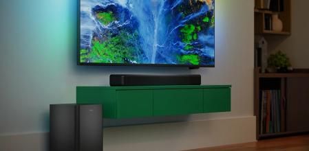 No sólo mejoras el sonido del TV, sino que la barra luce muy bien