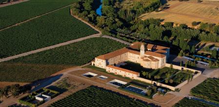 Vista aérea de la Abadía de Retuerta