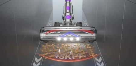 Se puede elegir entre tres niveles de potencia de succión