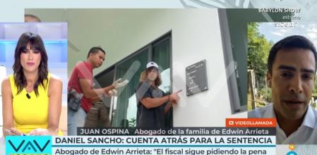 El abogado de la familia de Edwin Arrieta desvela cómo se enfrentan a la sentencia de Daniel Sancho