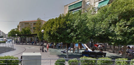 Imagen de archivo de la plaza de Manila de Alicante, donde sucedieron los hechos.