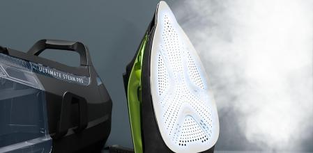 Este modelo ejerce una presión de 8 bares para emitir vapor que penetra en cada poro de las prendas