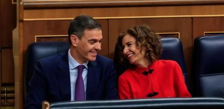 Sesión de control al Gobierno, este miércoles, en el Congreso de los Diputados. Pedro Sanchez, Maria Jesus Montero
