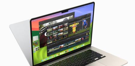 Incluye un notch en el centro donde esconde la cámara frontal