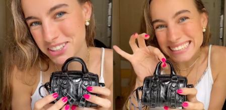 Alucinan con la cantidad de cosas curiosas que logra poner una chica en su mini bolso: “Como el de Mary Poppins”