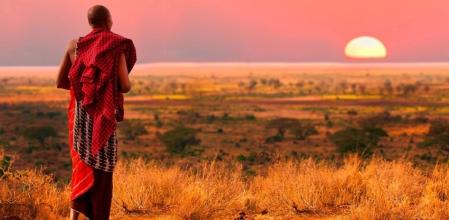 Guerrero Masái, Parque Nacional Masái Mara, Kenia