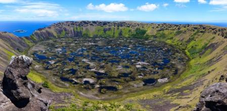 Rano Kau, en Isla de Pascua