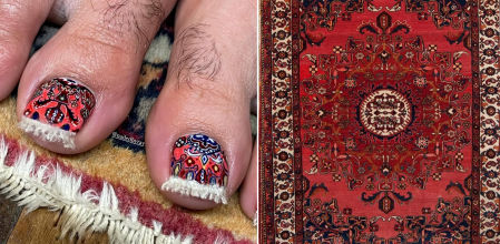 El productor musical Benny Blanco triunfa con su manicura en Instagram.