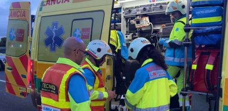 Muere una mujer atropellada en extrañas circunstancias en una vía de servicio de la A-6 por un coche que se fuga