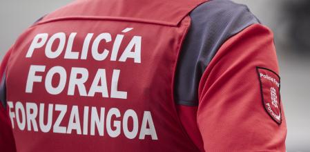 Imagen de archivo de un agente de Policía Foral