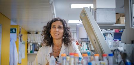 Firma acuerdo entre la Fundación Rosa Maria Vivar y el Idibaps (Hospital Clínic) por estudio sobre alzheimer con visita al laboratorio de Idibaps. Firma acuerdo entre la Fundación Rosa Maria Vivar y el Idibaps (Hospital Clínic) por estudio sobre alzheimer. visita al laboratorio de Idibaps. uDoctora Sánchez-Valle, quien dirigirá la investigación, en el laboratorio. Margarita Oliva, presidenta de la Fundación