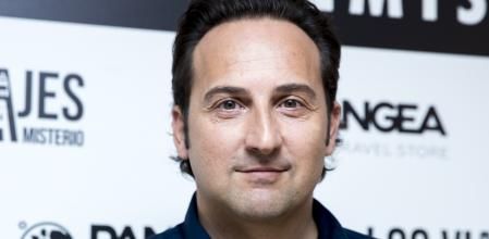 Journalist Iker Jimenez during presentation of tv show Los viajes de la nave del misterio in Madrid on Thursday, 16 May 2019.